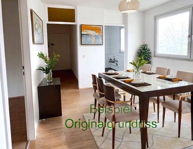 Helle 3,5-Zi-Whg. mit Einbauküche in ruhiger, grüner Lage von MA-Vogelstang - Photo 1