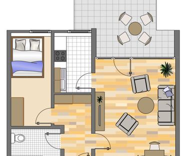 Demnächst frei! 1-Zimmer-Wohnung in Dortmund Dorstfeld - Foto 1