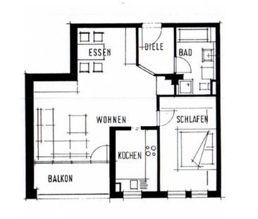 2 Zimmer Wohnung in der Ulmer Weststadt - Foto 1