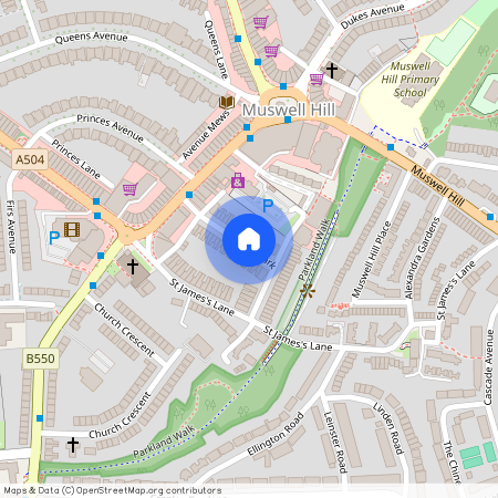 Hillfield Park, Muswel Hill