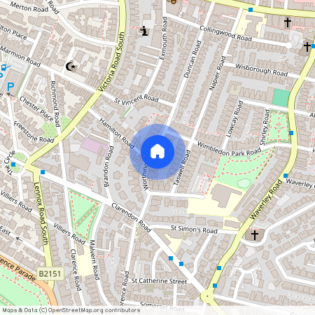 southsea part, worthing road, Southsea Part Furnished