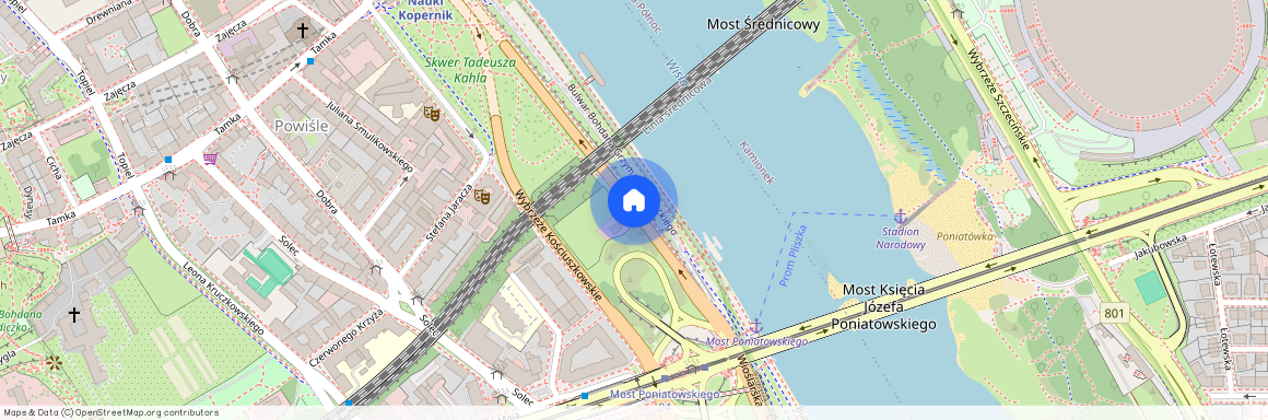 ul. Wybrzeże Kościuszkowskie, Solec, Śródmieście, Warszawa, mazowieckie