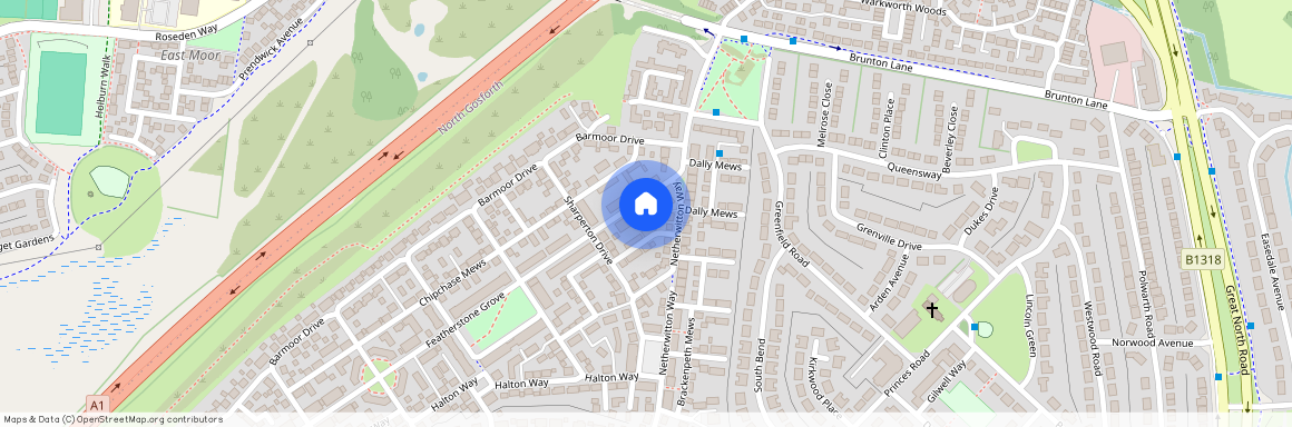 Featherstone Grove, Great Park, Gosforth, Newcastle Upon Tyne, NE3