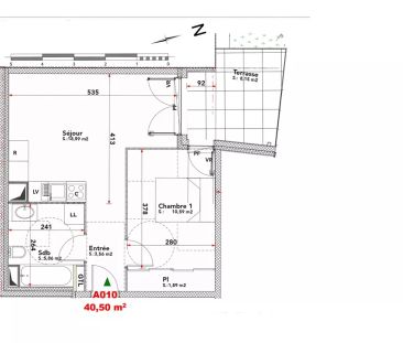 Appartement à louer Meaux 2 pièce(s) 40.50 m2 - Photo 6