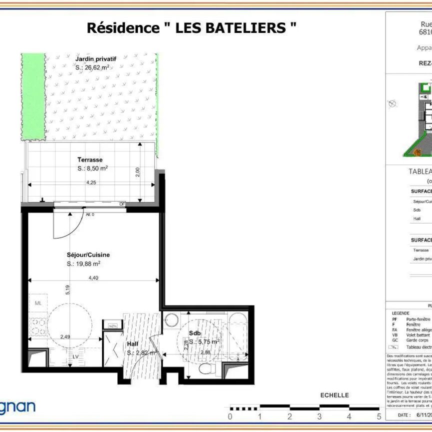 Appartement à louer 1 pièce 28.45m² - Photo 1