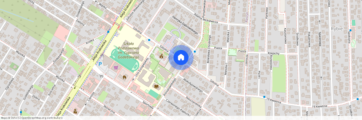 Centrum, Szkolna, Pruszkowski, Raszyn