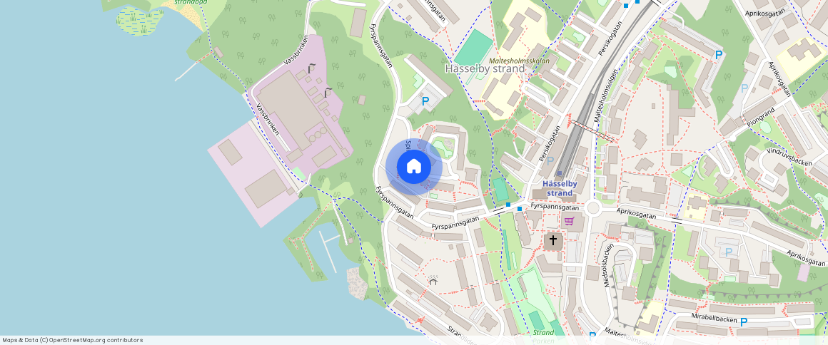 Spiralbacken **, Strand