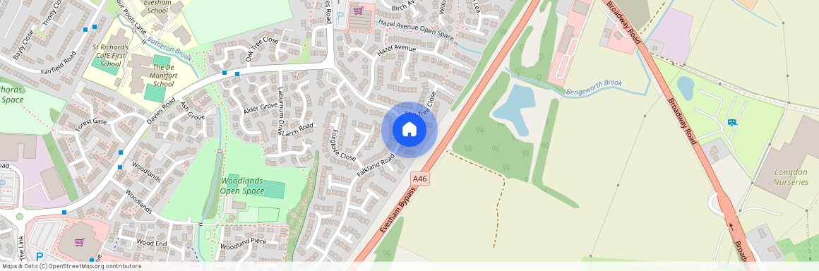 Falkland Road, Evesham