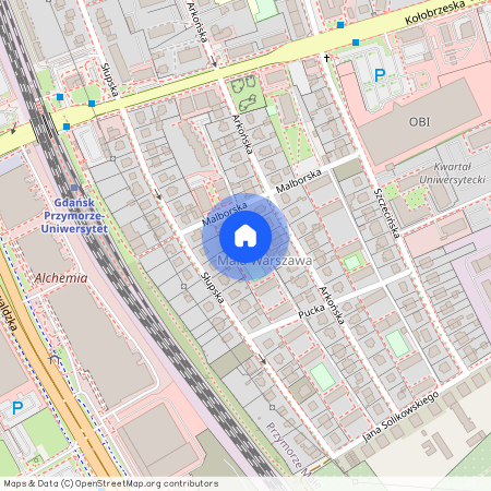 ul. Malborska, Przymorze Małe, Gdańsk, pomorskie