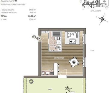 Location Appartement 1 pièce 37m² FONTENAY LE COMTE 85200 - Photo 3