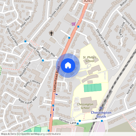 Chessington Hall Gardens, Chessington, Surrey. KT9