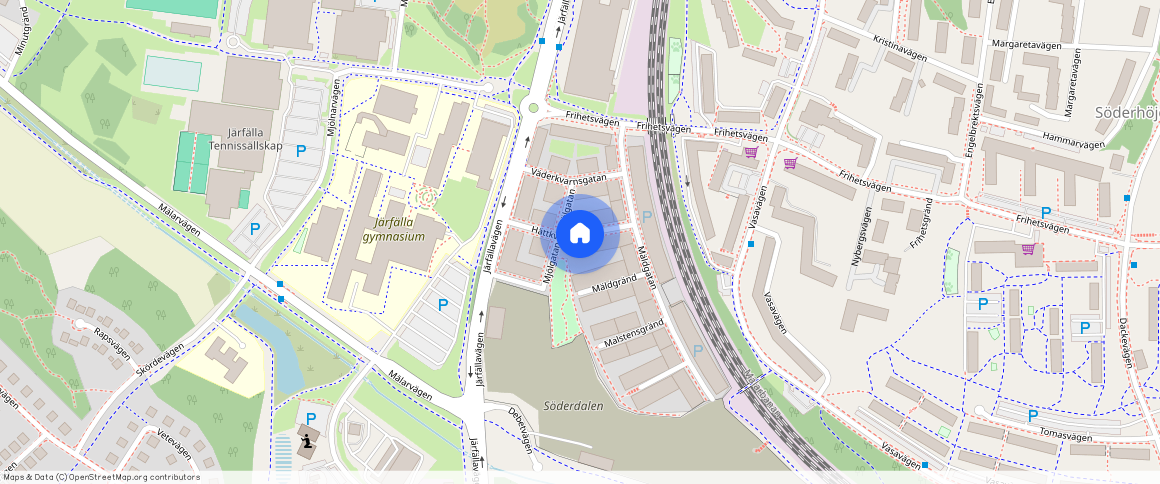 Hättkvarnsgatan **, Veddesta