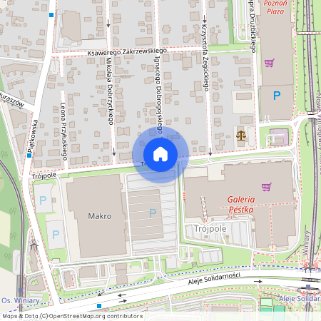 ul. Trójpole, Winiary, Stare Miasto, Poznań, wielkopolskie