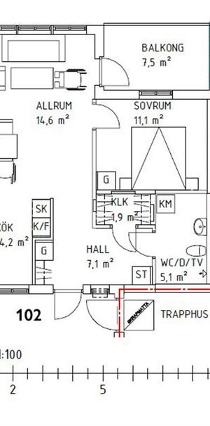 N Kustvägen 39 B - Foto 1