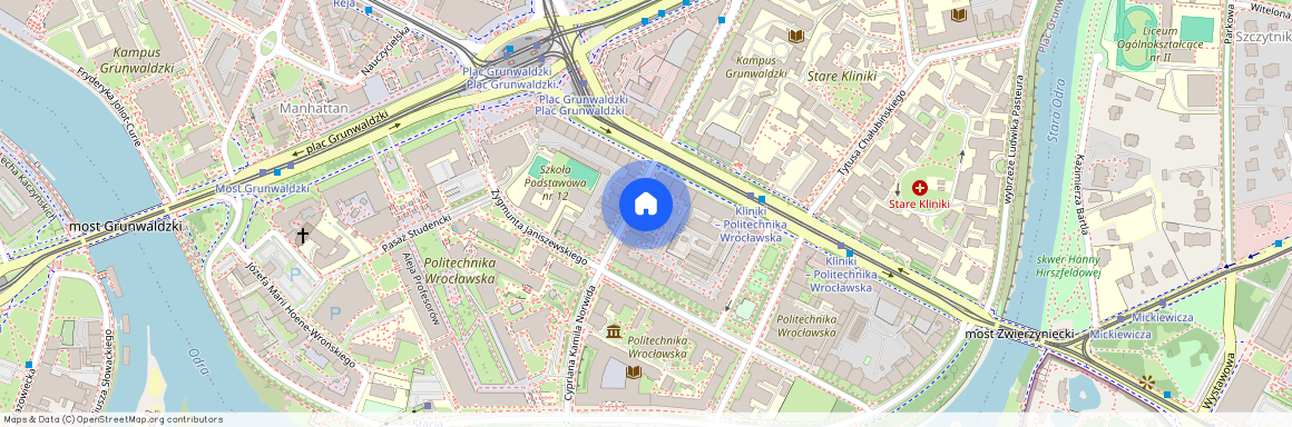 ul. Cypriana Kamila Norwida, Plac Grunwaldzki, Śródmieście, Wrocław, dolnośląskie