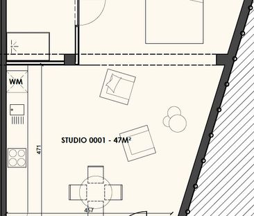 Ground-floor studio for rent in residence Luna. - Foto 4