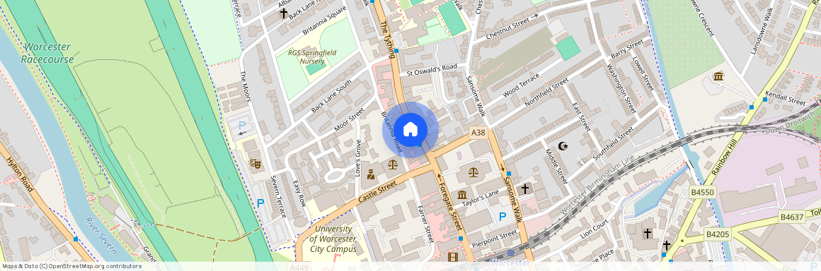 Apartment 6, 2 Surman Street, Worcestershire, WR1 1HL, Worcester