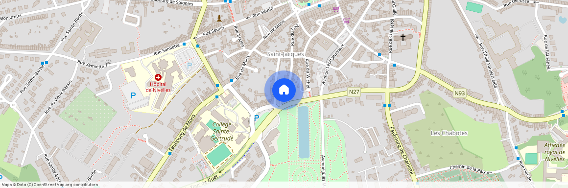 Boulevard de la Dodaine, 50, 56, 1400, Nivelles