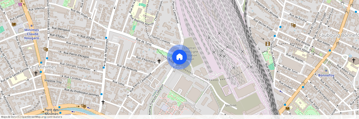 Toulouse (31200), LES RAISINS, T4 de 91, 76m²