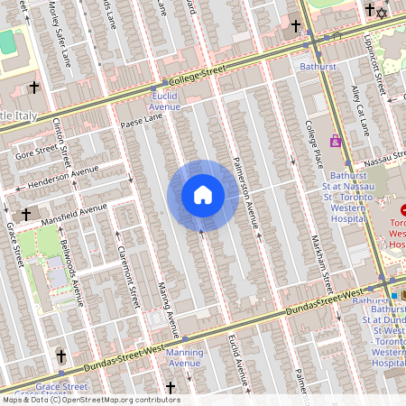 301 Euclid Avenue Unit# Lane, Toronto