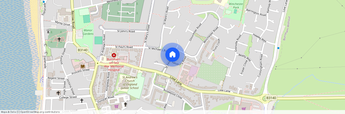 St Peters Road, Burnham-on-Sea, Somerset, TA8