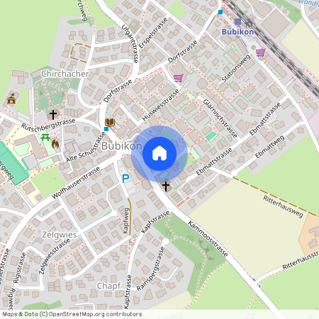 8608, Bubikon, Allmenstrasse, 1