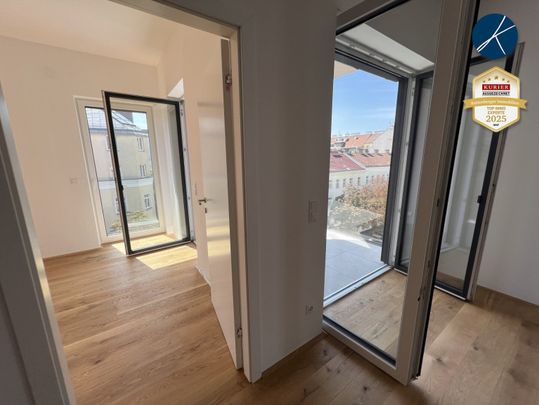 *Superprojekt: ''Über den Baumwipfeln" TOP 45 & SONNIGE 3 Zimmer + Küche + ZWEI TRAUMHAFTEN WEST-LOGGIEN - Foto 1