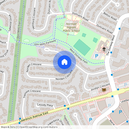 BSMNT 82 Norden Crescent, Banbury-Don Mills, Toronto, M3B 1B6