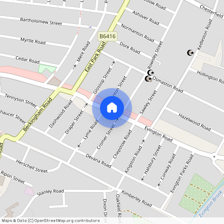 Evington Road, Leicester, England, LE2 1HL, United Kingdom