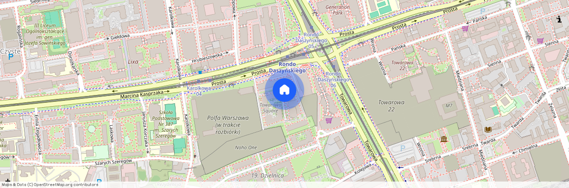 Prosta 69 d, Czyste, Wola, Warszawa, mazowieckie