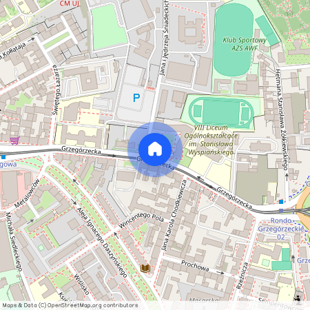 ul. Grzegórzecka, Wesoła Wschód, Grzegórzki, Kraków, małopolskie