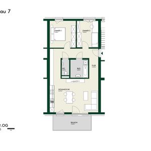 Erstbezug - Lichtdurchflutete 3-Zimmer-Wohnung im obersten Geschoss mit Balkon - Photo 2