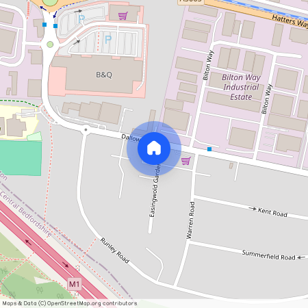 One bedroom - First Floor - Private Parking - LU1