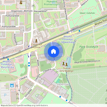 ul. Oblęgorska, Helenów, Bałuty, Łódź, łódzkie