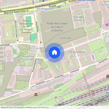 ul. Kolejowa, Czyste, Wola, Warszawa, mazowieckie