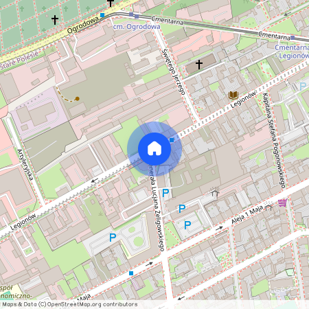 ul. Legionów, Stare Polesie, Polesie, Łódź, łódzkie