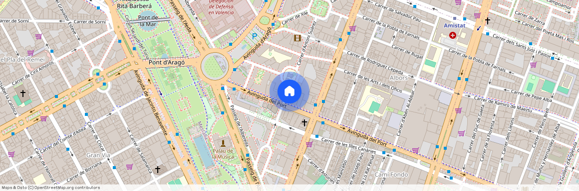 Antonio Suarez 4, 6-12, 46021 Valencia, Pla del Real