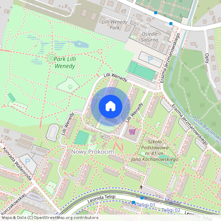 ul. Lilli Wenedy, Nowy Prokocim, Bieżanów-Prokocim, Kraków, małopolskie