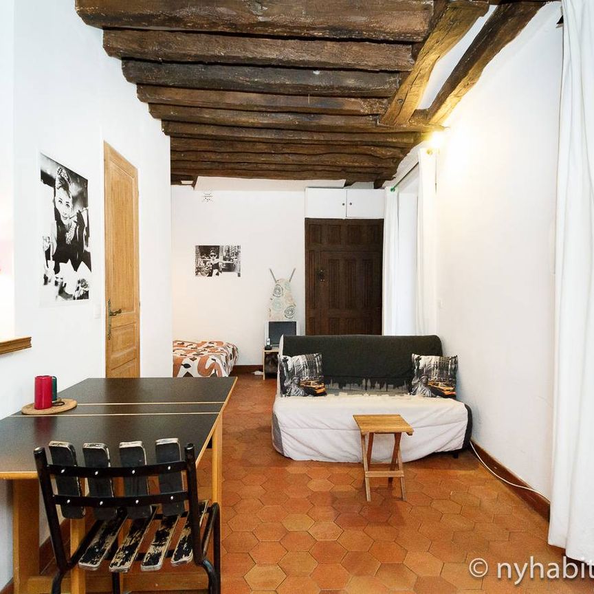 Logement à Paris, Location meublée - Studio T1 - Île Saint-Louis, Le Marais - Notre Dame - Hôtel de Ville (PA-157) - Photo 1