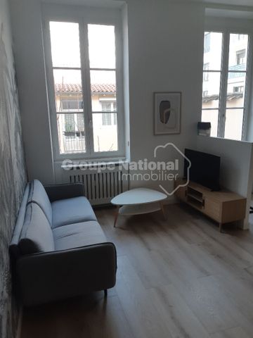 T1 BIS MEUBLÉ CALME ET LUMINEUX COTÉ COURS SANS VAV, - Photo 2