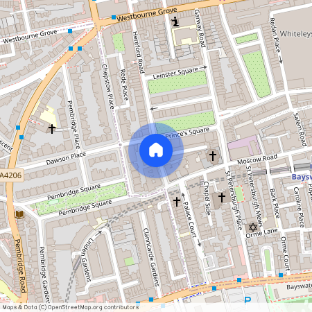 Hereford Road, Notting Hill, London, W2