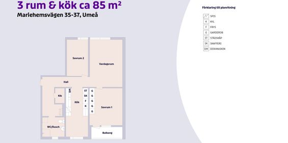 Mariehemsvägen 35 E, Umeå - Foto 3