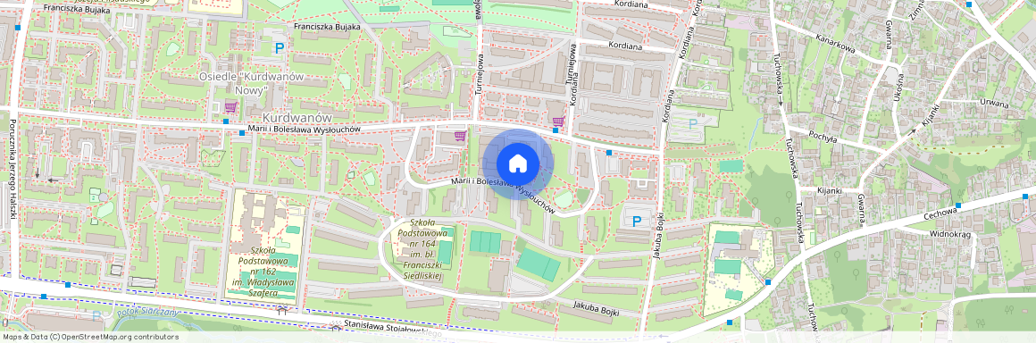 ul. Marii i Bolesława Wysłouchów, Kurdwanów, Podgórze Duchackie, Kraków, małopolskie