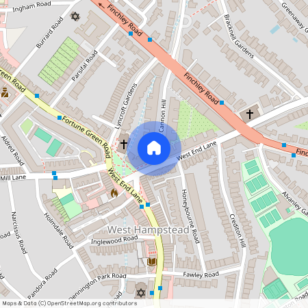 Fortune Green Road, West Hampstead, London, NW6