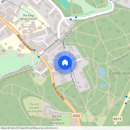 North End, Hampstead NW3, London