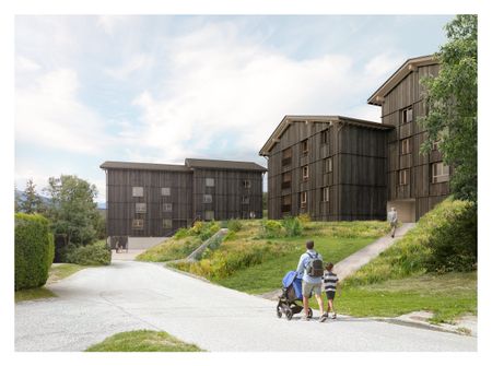 Location à l'année: appartement neuf au coeur du village de Montana - Photo 3