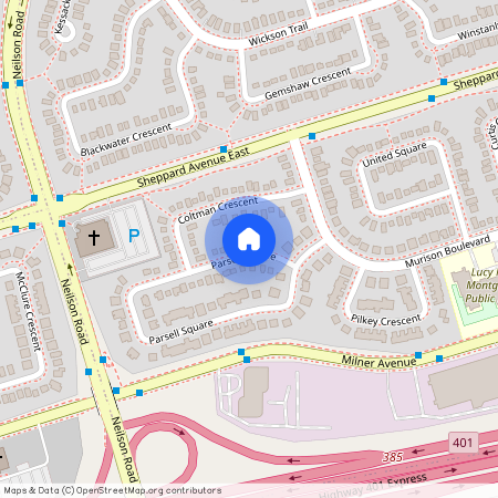 Parsell Square, Scarborough, ON M1B 2A7