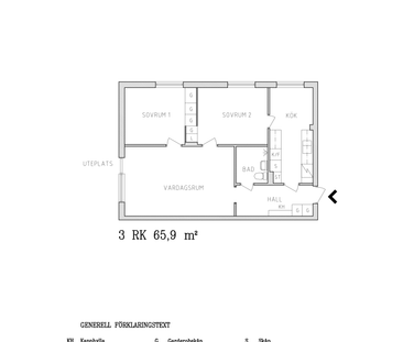 Centrum 3 B, våning None - Foto 1
