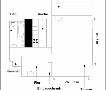1 Zimmerwohnung in Spandau - Hackenfelde - Foto 1