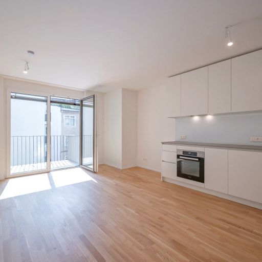 ++NEU++ Provisionsfreier 1-Zimmer-Neubau-Erstbezug mit Balkon und Einbauküche - Foto 1